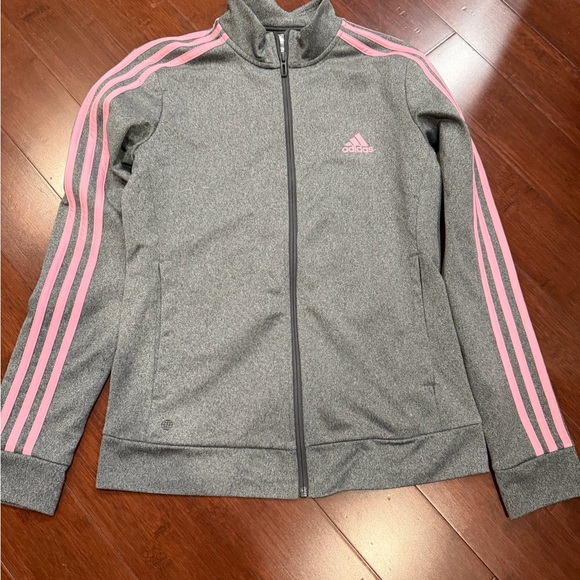 Adidas Women’s Gray and Pink Track Suit - Picture 3 of 8